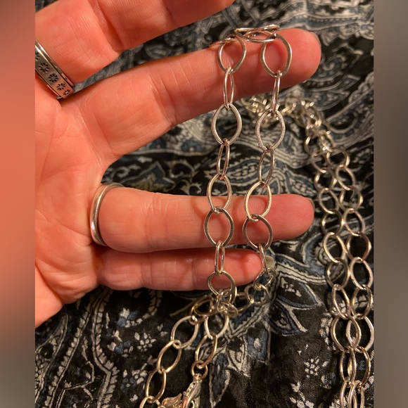 Locket Charm Skeleton Key Necklace - Picture 3 of 4